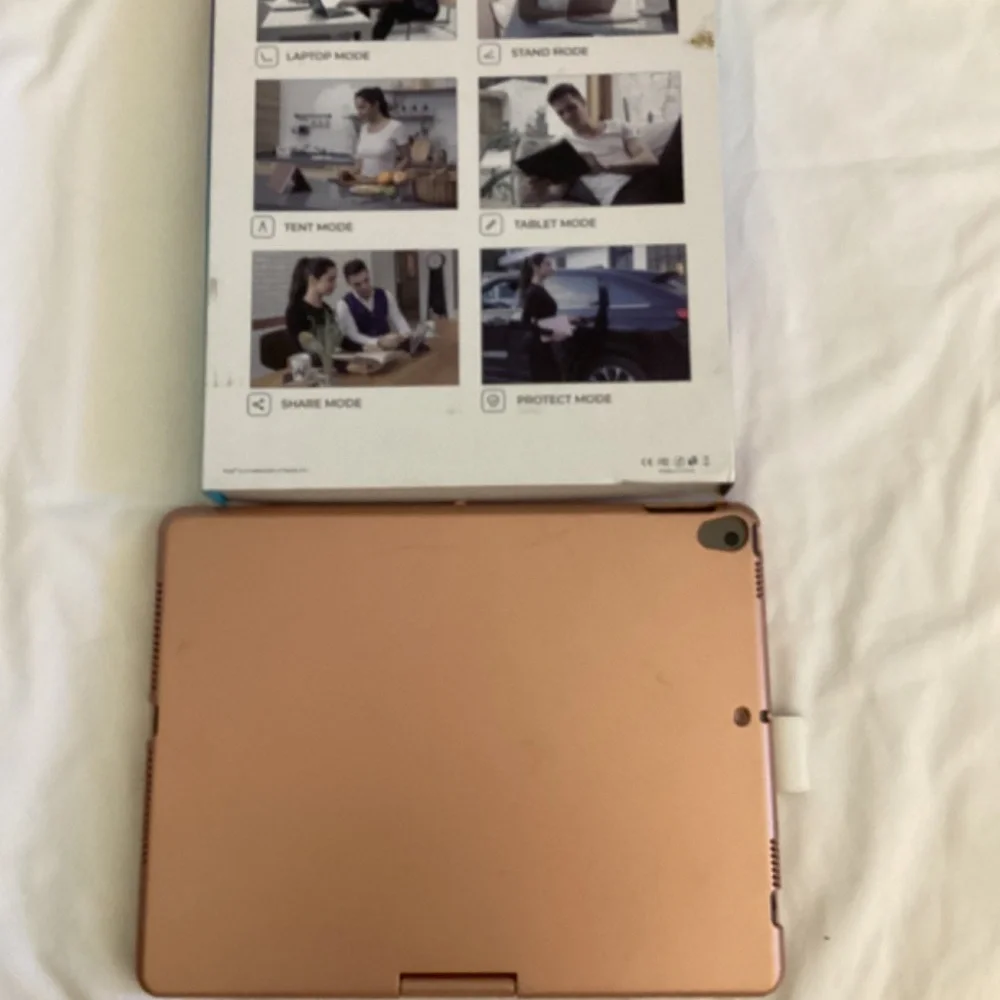 IPAD CASE -FLEXBOOK TOUCH 7-in-1 KEYBOARD CASE ( Color: Rosepink)